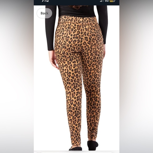 Levi’s Signature Size 20, Cheetah Animal Print slimming, Skinny Pants, NWT - Picture 4 of 5